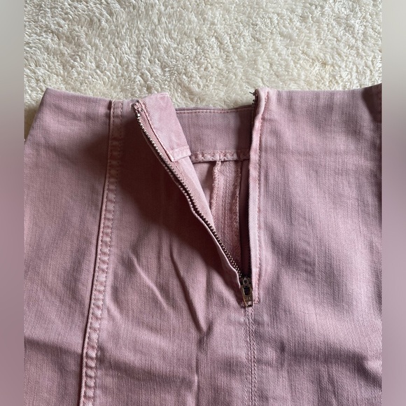 Pink Denim Skirt - Picture 3 of 3